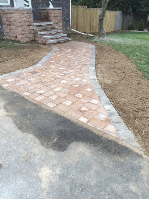 Paver walkway (after)